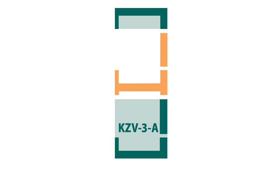 Часть комбинированного оклада FAKRO KZV-3-A для профилированных кровельных покрытий, 660*980 мм