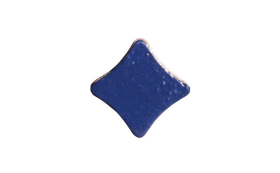 Клинкерная декоративная вставка Terraklinker (Gres de Breda) Estrella azul esmaltado, 60*45*15 мм