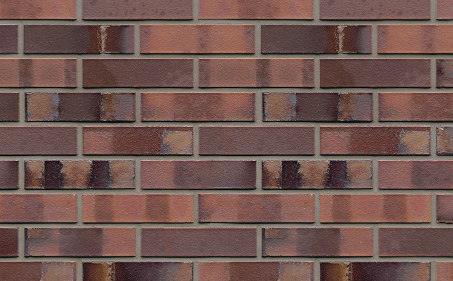 Кирпич клинкерный Muhr 04S Rotbraun-bunt Spezial гладкий, 290*60*71 мм