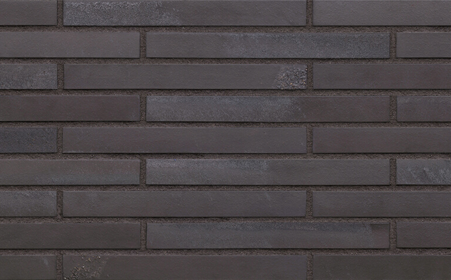 Клинкерная плитка под кирпич King Klinker KING SIZE 05 Black heart гладкая LF, 490*52*14 мм