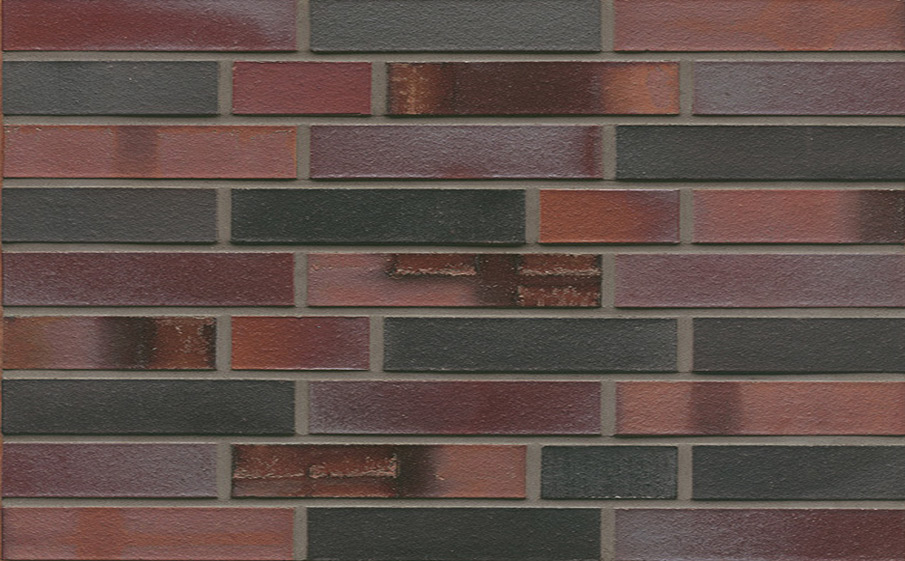 Кирпич клинкерный Westerwaelder Klinker Nr 29S Schwarzblau-bunt Spezial, 290*60*52 мм