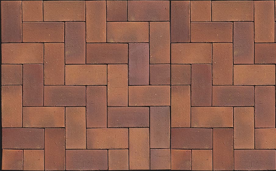 Тротуарная клинкерная брусчатка Muhr №07 Herbstlaub, 290*90*52 мм