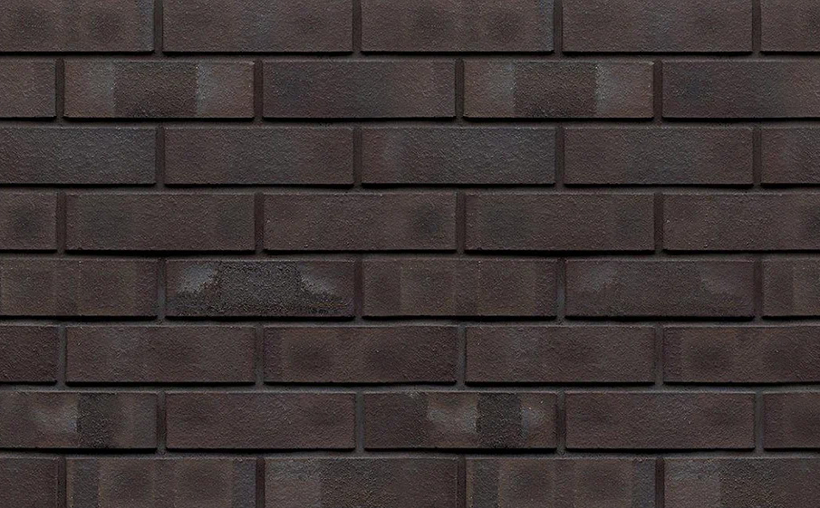 Кирпич клинкерный Westerwaelder Klinker WK 85KS, Eisenschmelz-Schwarzbraun Kohle Spezial, 240*55*71 мм