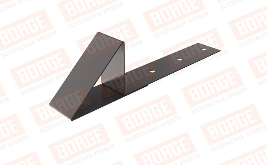 Снегостопор металлический Borge для гибкой черепицы RAL 8019