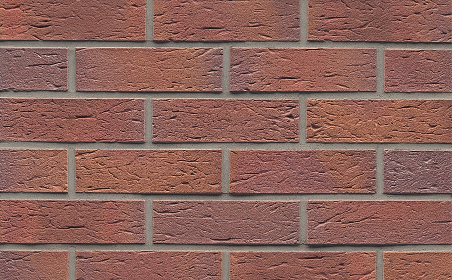 Кирпич клинкерный Muhr 04 Rotbraun-bunt рустик, 240*115*71 мм