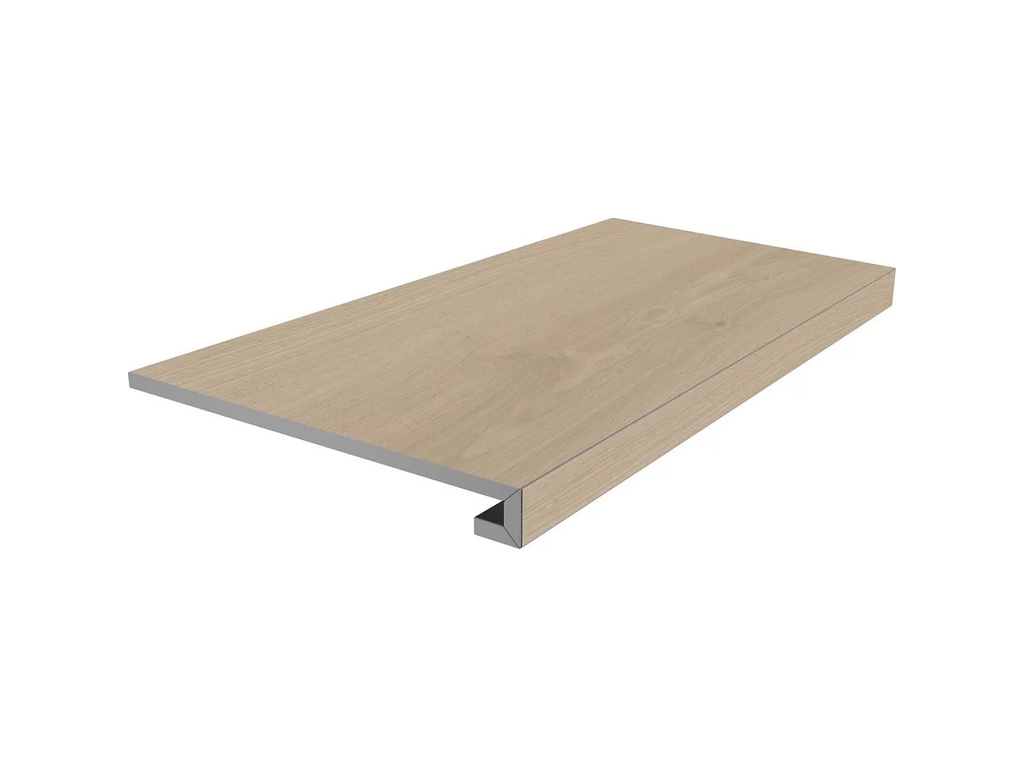 Ступень клееная KERAMA MARAZZI Альберони бежевый светлый обрезная, 600*330*9 мм