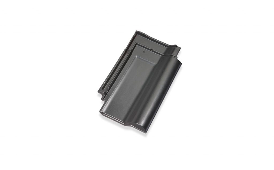 Керамическая черепица рядовая Jacobi J13V черный благородный ангоб