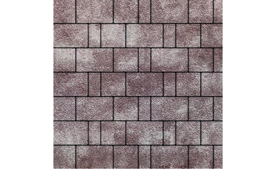Плитка тротуарная SteinRus, Бельпассо А.23(М).Псм.4, Native, ColorMix Мокко, толщина 40 мм