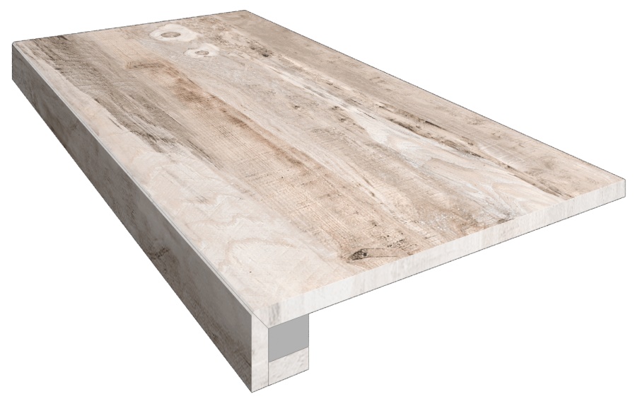 Комплект ступень и подступенок Estima Spanish Wood SP01, неполированный