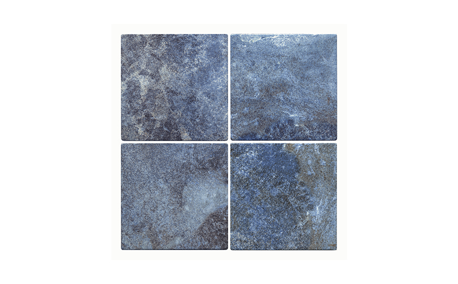 Плитка Gres Aragon Ocean Blue Bali матовая 147*147*85 мм