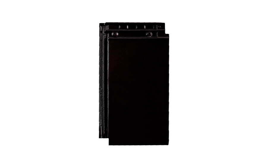 Керамическая черепица рядовая TONDACH Figaro Deluxe black Amadeus