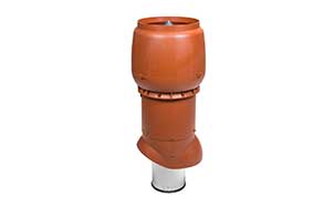 Изолированный вентиляционный выход Vilpe® XL - 200/ИЗ/700 кирпичный + колпак