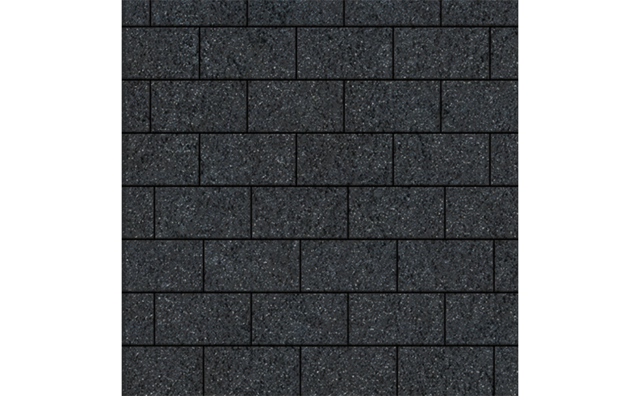 Плитка тротуарная SteinRus Бельпассо Медио Б.10(Б).П.8, Backwash, Базальт, 225*150*80 мм