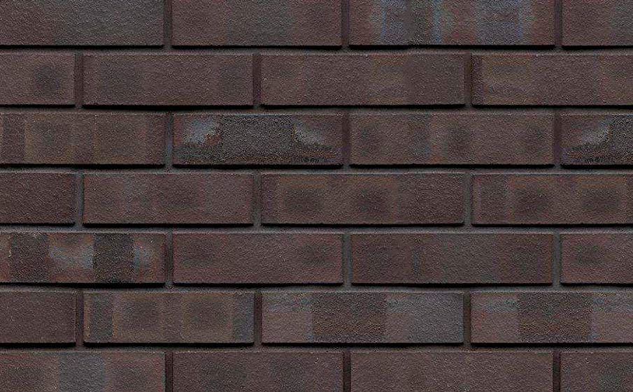 Кирпич клинкерный Muhr 05 KS Eisenschmelz Schwarzbraun Kohle Spezial гладкий, 210*100*50 мм