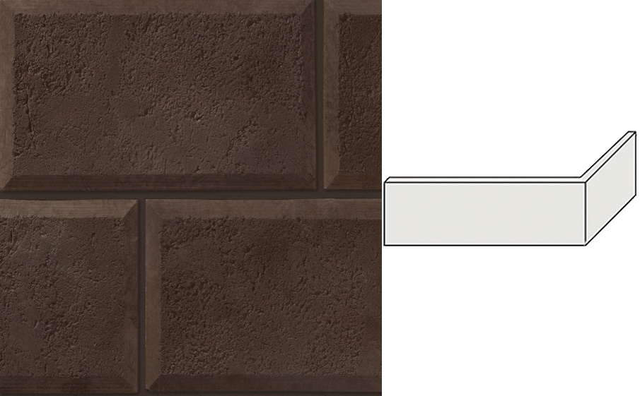 Облицовочный камень Leonardo Stone угловой элемент Рим 390/120*250*30 мм 910