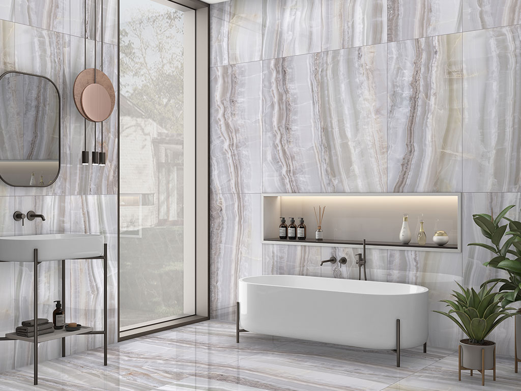 Керамогранит ENNFACE Ivory Extra High glossy, 1200*600*9 мм