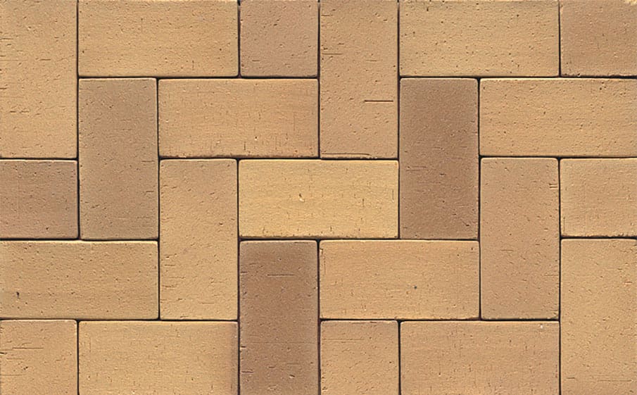 Тротуарная клинкерная брусчатка Muhr №06 Hellbraun-bunt, 200*65*52 мм