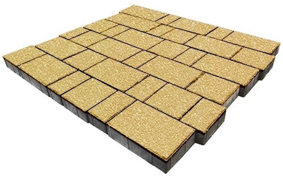 Плитка тротуарная SteinRus Новый город Б.7.Фсм.6, Native, песочный, толщина 60 мм