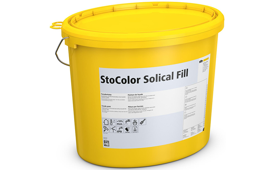 Фасадная зольсиликатная краска StoColor Solical Fill getont, колеруемая С1, 25 кг