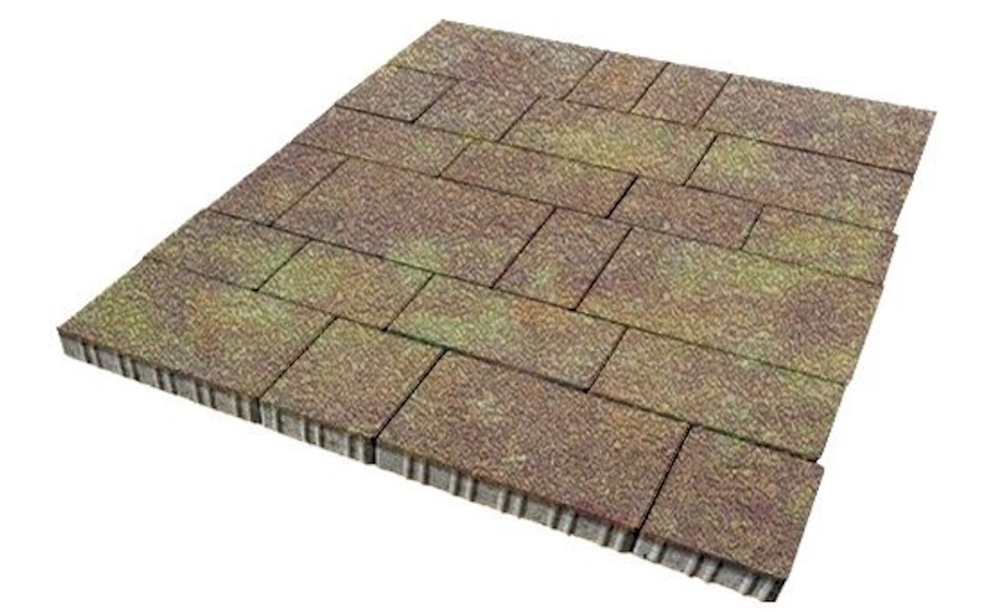 Плитка тротуарная SteinRus Инсбрук Тироль Б.4.Псм.6, Native, ColorMix Порто, толщина 60 мм