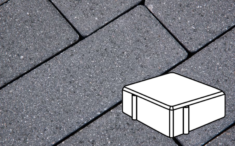 Плитка тротуарная Готика, Granite FERRO, Квадрат В.1.К.10/Г.1.К.10, Исетский, 100*100*100 мм