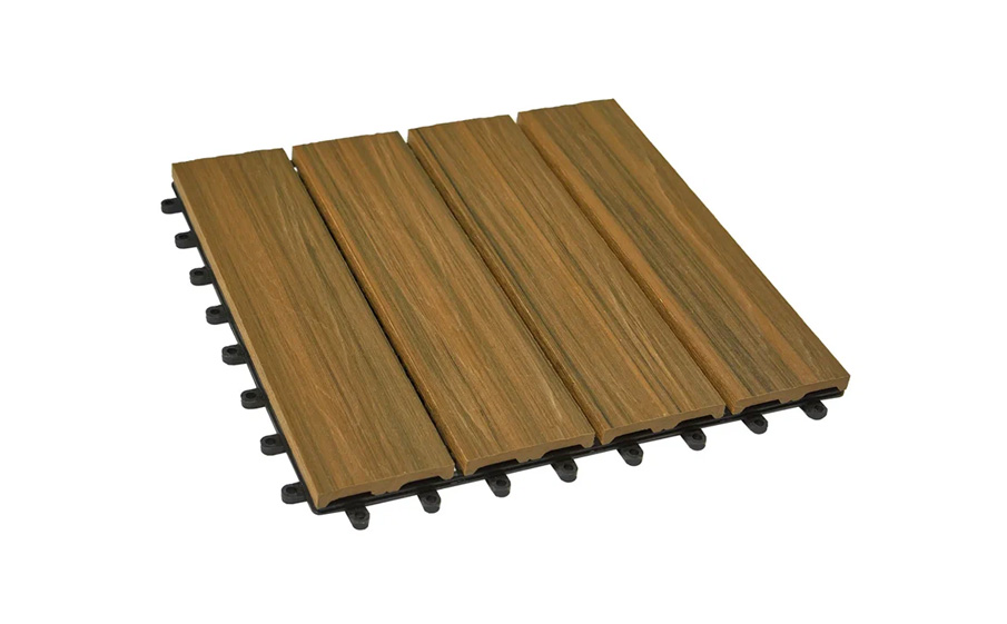 Садовый паркет современный CM Гарден (CM Garden) Патина тик (Patina Teak), 300*300 мм