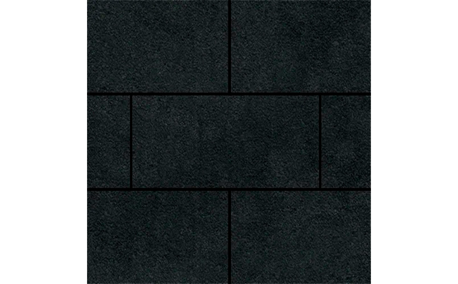 Плитка тротуарная SteinRus, Парк Плейс Б.3.П.8, Native, черный, 600*300*80 мм
