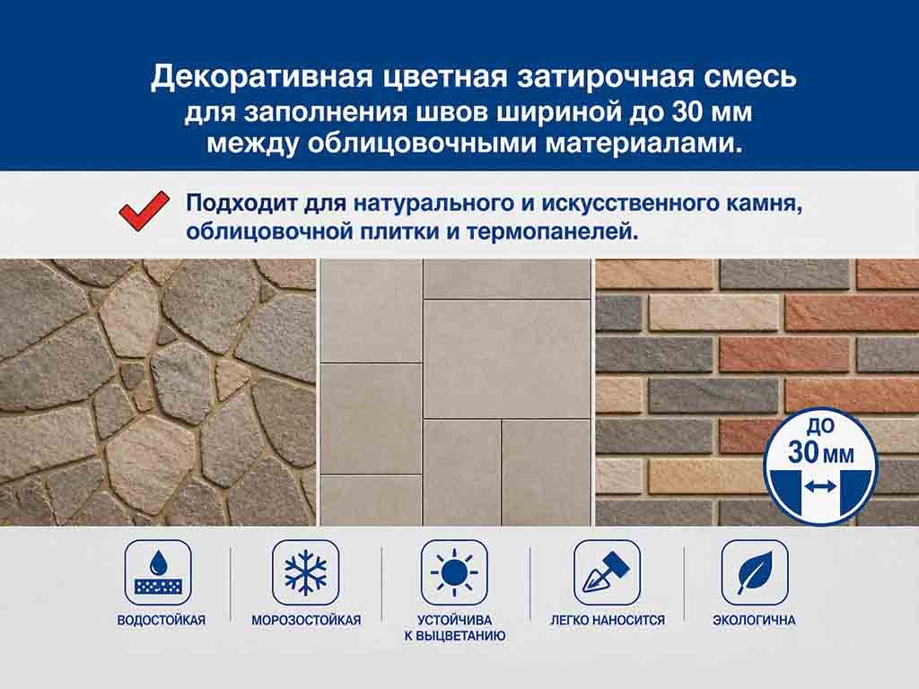 Затирка для швов Perel NFS PRO 0505 белая, 25 кг