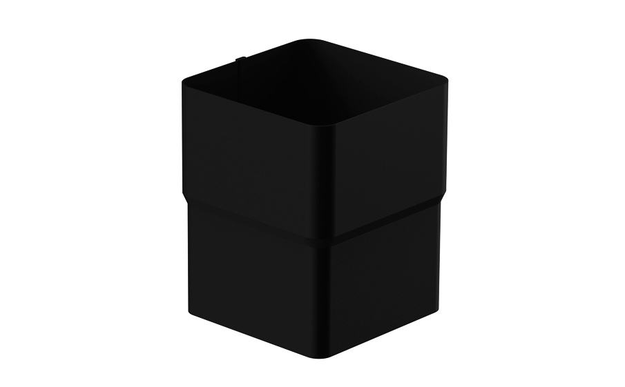 Муфта трубы Galeco системы STAL2 FLAT ROOFS сталь черный RAL 9005 D 80 мм