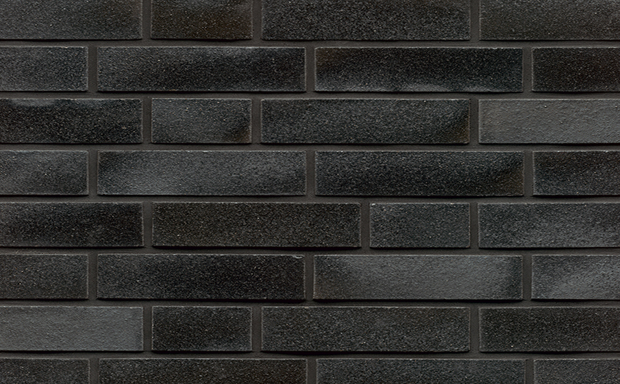 Кирпич клинкерный Westerwaelder Klinker Nr 05E Brilliant Schwarz, 240*115*52 мм