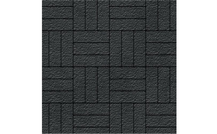 Плитка тротуарная SteinRus Паркет Б.2.П.6, Old-age, черный, 210*70*60 мм