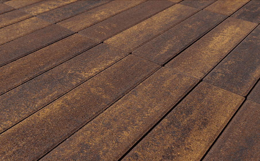 Плитка тротуарная BRAER Ригель Color Mix Мальва, 320*80*60 мм