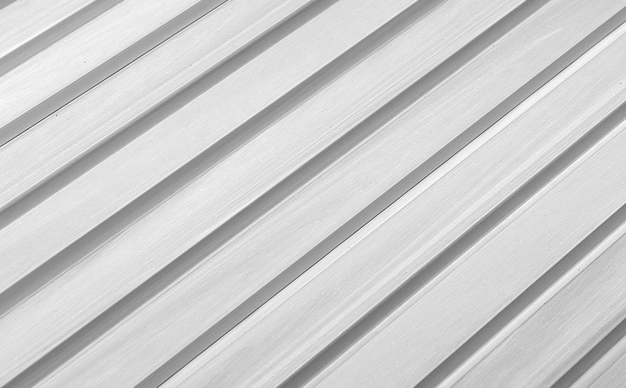 Реечная фасадная панель CM Волл (CM Wall) Белая (White), 4000*219*26 мм