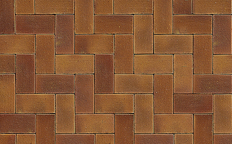 Клинкерная брусчатка Westerwaelder Klinker PK87 Herbstlaub, 200*100*52 мм