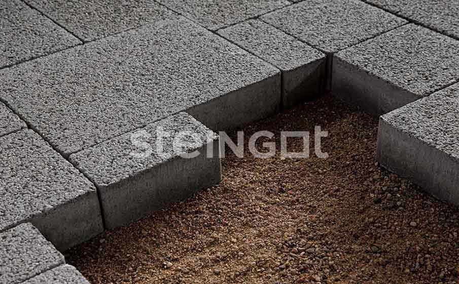 Плитка тротуарная Steingot Премиум, Бавария, Пепельный (Fumo Bello), комплект 4 шт, толщина 60 мм