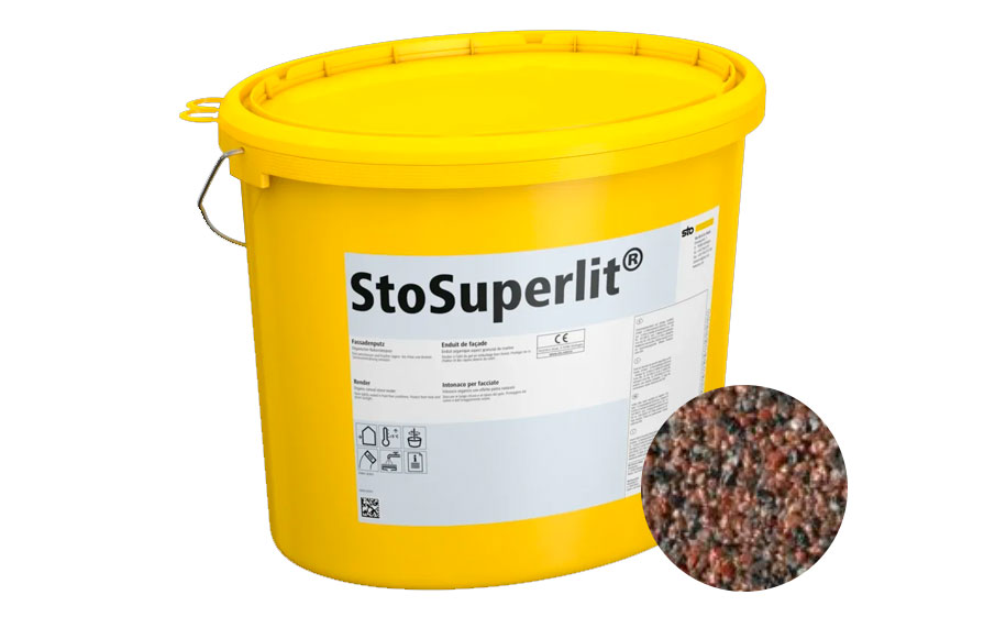 Декоративная штукатурка из натурального камня Sto-Superlit K 2,0, цвет 405, 23 кг