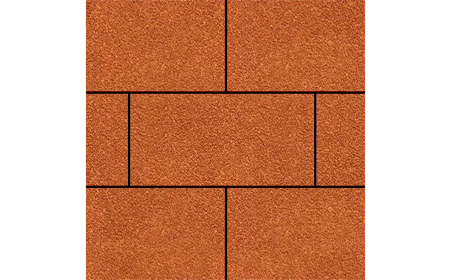 Плитка тротуарная SteinRus, Парк Плейс Б.3.П.6, Native, оранжевый, 600*300*60 мм