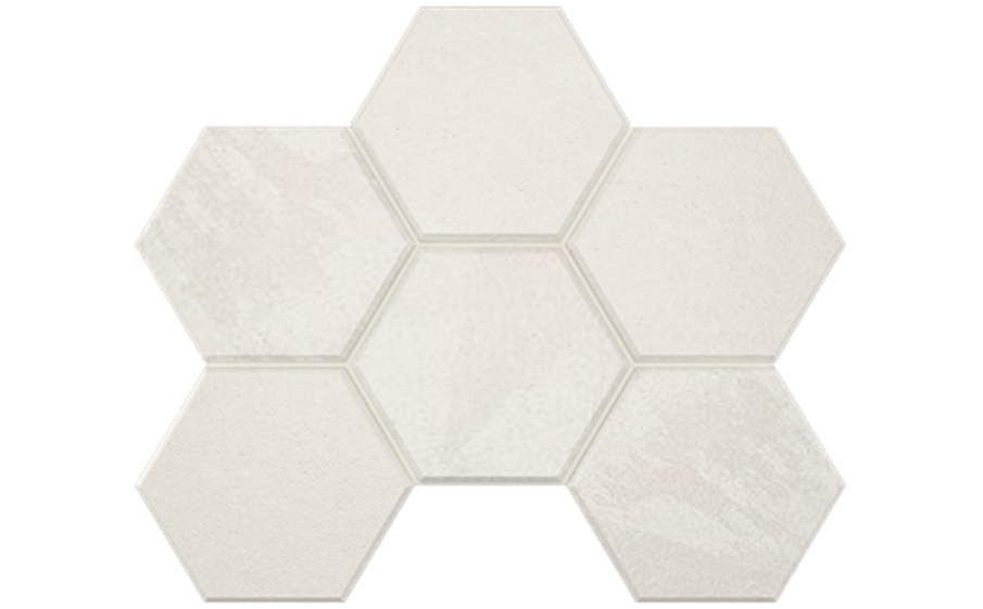 Мозаика Гексагон/Hexagon Estima Терра/Terra LN00/TE00, неполированный 285*250 мм