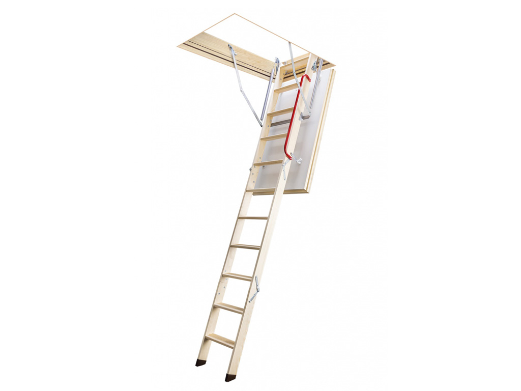 Деревянная чердачная лестница FAKRO LTK Thermo, 70*100/280 см