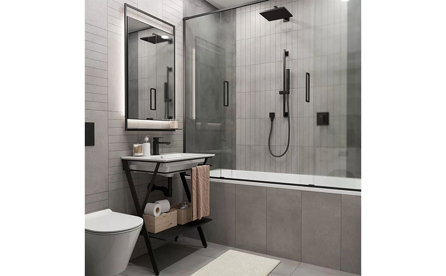 Керамогранит KERAMA MARAZZI Мирабо серый обрезной, 600*600*9 мм