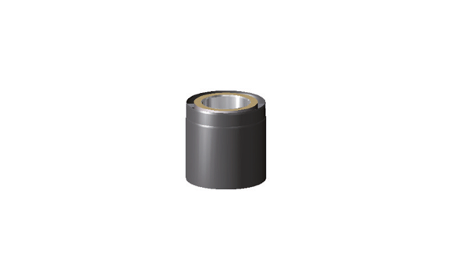 Элемент трубы Schiedel Permeter SMOOTH AIR 25, D 150 мм, черный, 500 мм