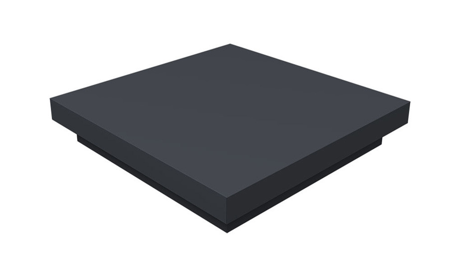 Колпак на столб Плоский Grand Line, 0,5 Satin, RAL 7024, 1450*690 мм