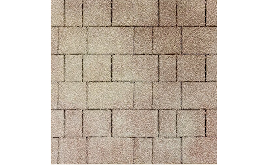 Плитка тротуарная SteinRus Новый город Б.7.Фсм.6, Native, ColorMix Оливин, толщина 60 мм