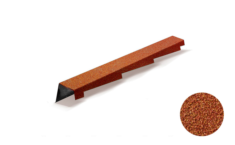 Торцевая планка левая Metrotile, Terracotta
