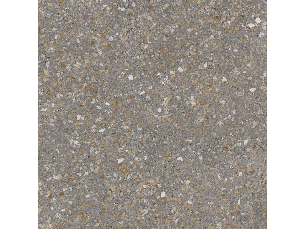 Керамогранит KERAMA MARAZZI Терраццо коричневый обрезной, 600*600*9 мм