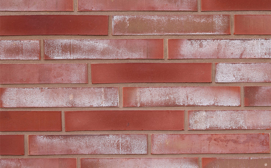 Кирпич клинкерный Богандинский КЗ Монблан 06/10 красно-белый микс, 295*85*50 мм