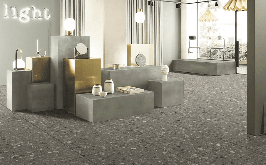 Керамогранит WIFi Ceramiche Terrazzo 2.0 Grigio, 600*600*20 мм