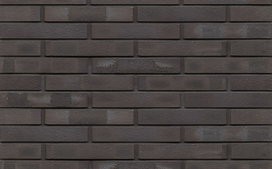 Кирпич клинкерный Westerwaelder Klinker Nr 05KS Eisenschmelz-Schwarzbraun Kohle Spezial, 240*90*40 мм