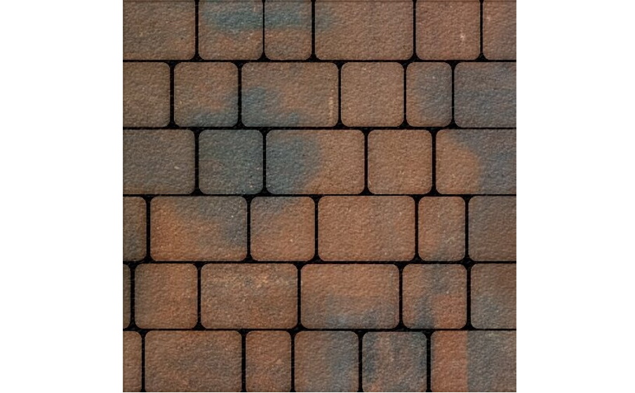 Плитка тротуарная SteinRus Инсбрук Альт Б.1.Фсм.6, гладкая, ColorMix Штайнрус, толщина 60 мм