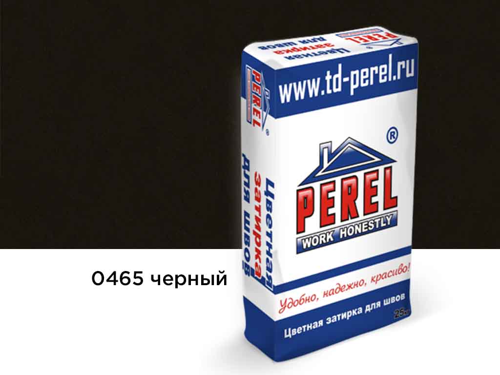 Затирка для швов Perel RL 0465 черная, 25 кг